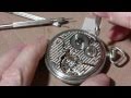 How I take apart a pocket watch, Hamilton 992, Part 1 of 2